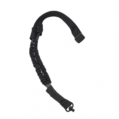 Single Point Bungee Sling with QD Swivel, Black