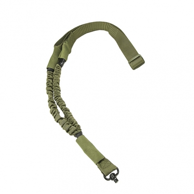 Single Point Bungee Sling with QD Swivel, Green