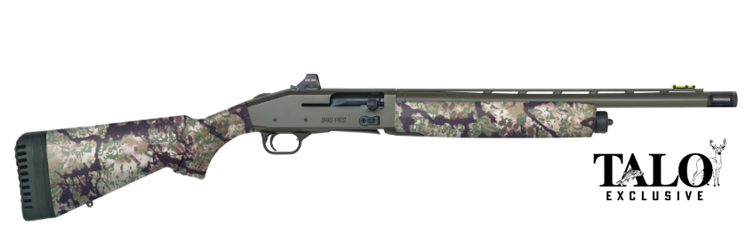 940 Pro Turkey, 12 Gauge, 18.5" Barrel, 3" Chamber,  Patriot Brown, Kryptek Obskura, 4-rd TALO