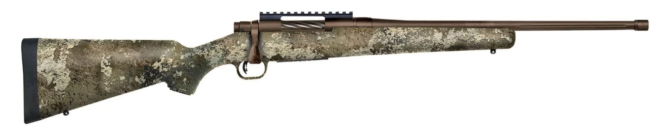 Patriot Predator, .350 Legend, 22" Threaded/Fluted Barrel, Adj Trigger, Picatinny, Patriot Brown, Strata Camo, Synthetic, 4-rd
