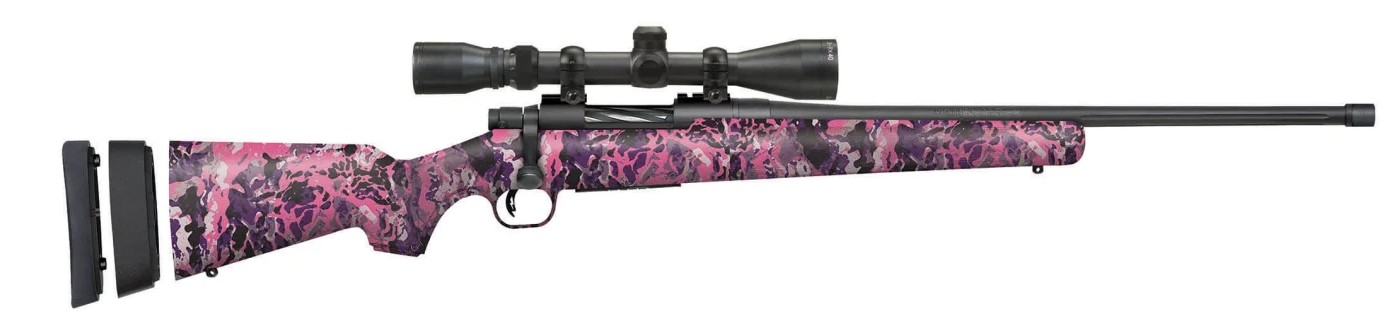 Patriot Youth Super Bantam, .350 Legend, 22" TB, 3-9x40 Duplex Scope, Matte Blue, Muddy Girl, 4-rd
