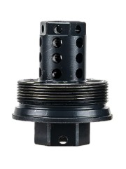 HUB-T, 1/2-28, Stainless Steel, Black