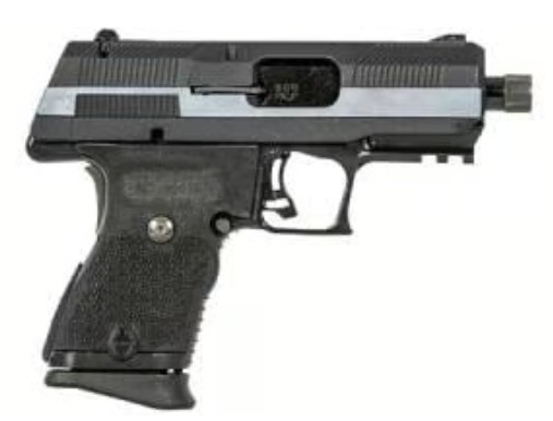 YC380CF, .380 ACP, 3.93" Threaded Barrel, w/ MTM Hard Case, Black/Silver, 10-rd