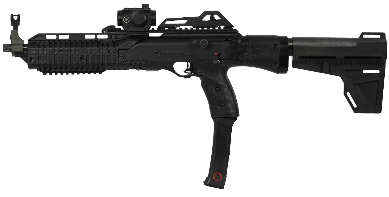 495P, .45 ACP, 14.25" Threaded Barrel, Brace, CT Red Dot, Black, (2) Redball Mags & (1)10-rd