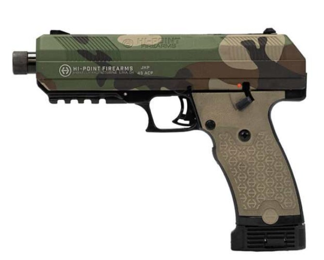 JXP, 10mm, 5.2" TB, M81 Woodland Camo, 10-rd