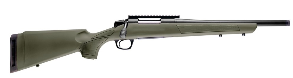 Cascade SR, .308 Win, 16.5" Threaded Barrel, Pic Rail, Graphite Black/OD Green Synthetic, 4-rd