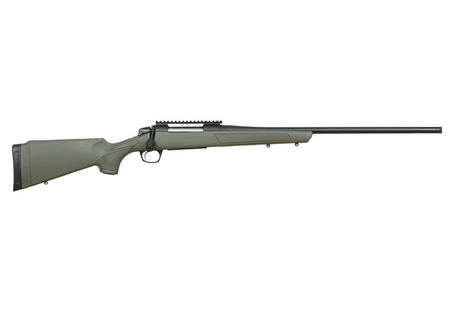 Cascade, 7mm PRC, 24" Threaded Barrel, Pic Rail, Graphite Black/OD Green