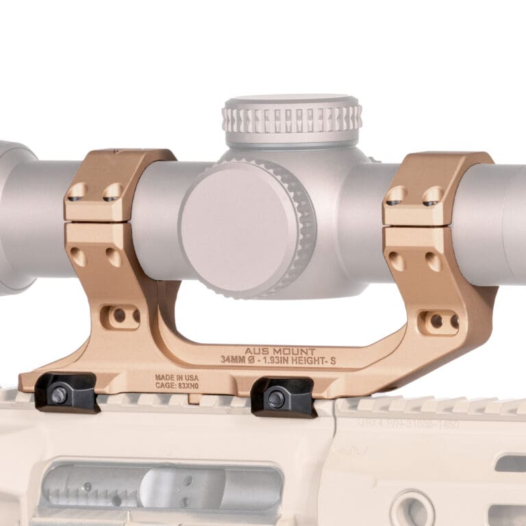 AUS 34mm Optic Mount, 1.93" Flat Dark Earth