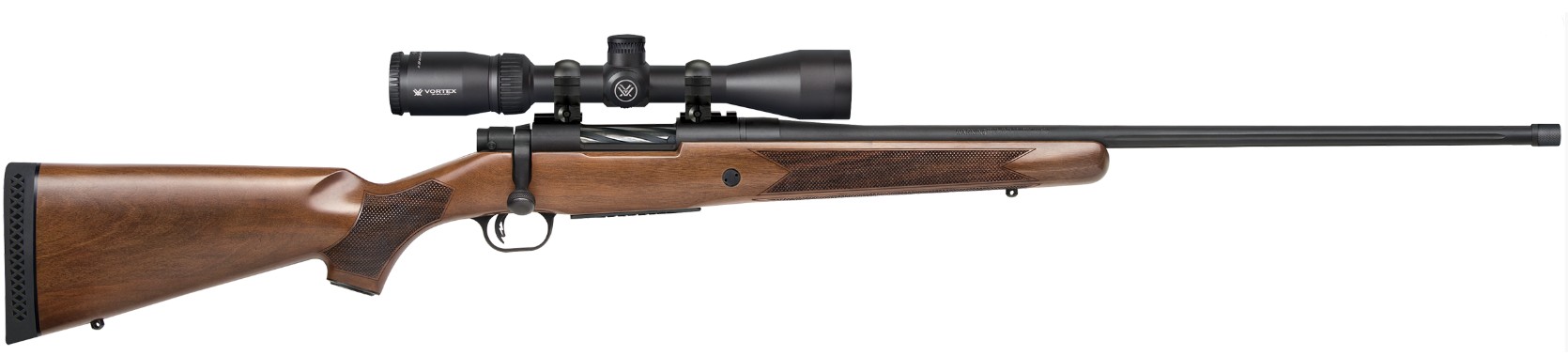 Patriot, 6.5 PRC, 24" Threaded/Fluted Barrel, 3-9x40 Vortex Scope, Blued, Walnut, 4-rd