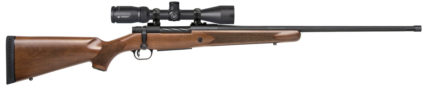 Patriot, .450 Bushmaster, 20" Threaded/Fluted Barrel, 3-9x40 Vortex Scope, Blued, Walnut, 4-rd