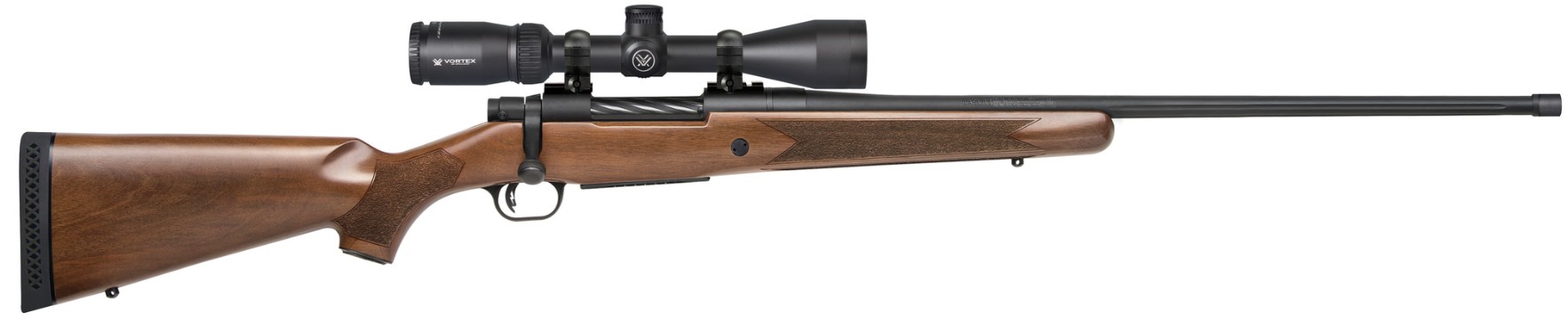 Patriot, .350 Legend, 22" Threaded/Fluted Barrel, 3-9x40 Vortex Scope, Blued, Walnut, 4-rd