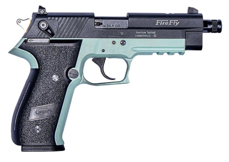 GSG Firefly, .22LR, 4.9" Threaded Barrel, Black, Mint, 13-rd