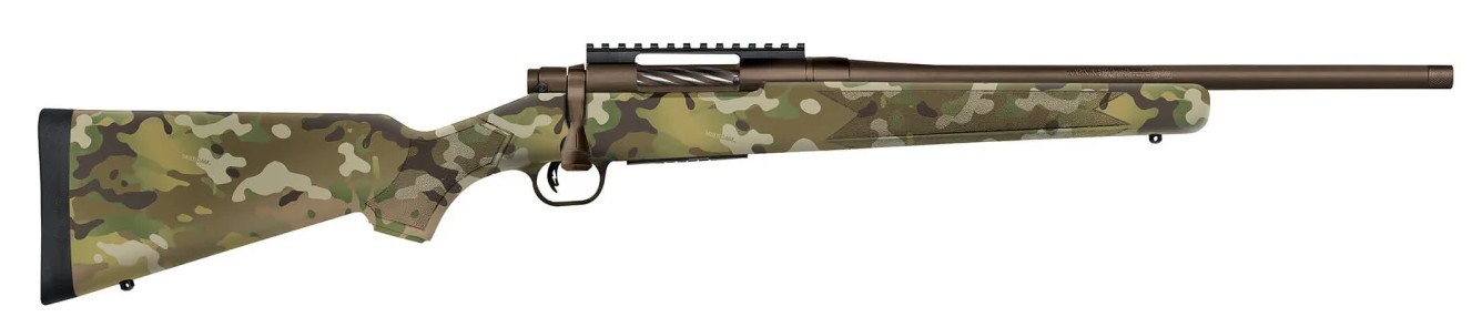Patriot, .22-250, 18" Threaded Bull Barrel, Picatinny, Patriot Brown, Multicam, 5-rd