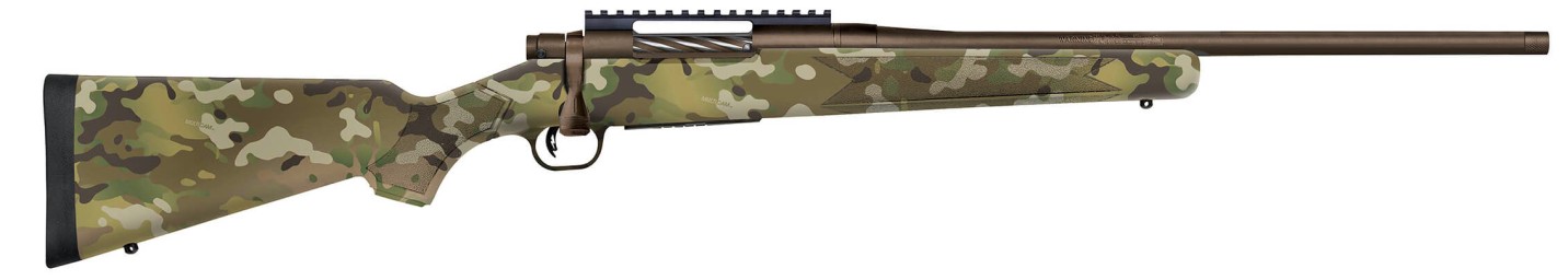 Patriot, .300 Win Mag, 20" Threaded Bull Barrel, Picatinny, Patriot Brown, Multicam, 4-rd