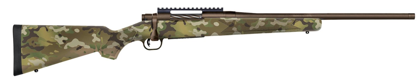 Patriot, 7mm PRC, 20" Threaded Bull Barrel, Picatinny, Patriot Brown, Multicam, 3-rd