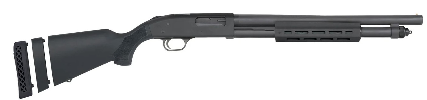 590A1, 12 Gauge, 18.5" TB, 3", OR, M-LOK, Bead Front, Black, 6-rd