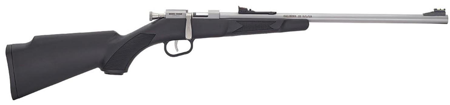 Mini Bolt Youth G2, .22 S/L/LR, 16.25" Barrel, Fiber Optic Sights, Stainless/Black, 1-rd