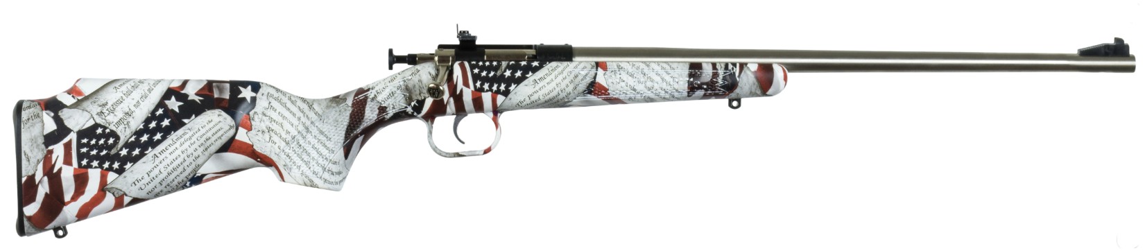 Crickett Youth Gen 2, .22LR, 16.12" Barrel, Stainless/Amendment