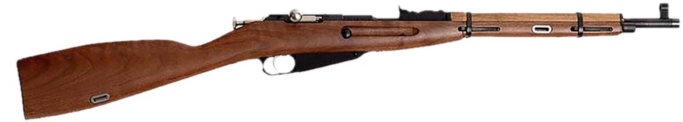 Crickett Mini Mosin Nagant Carbine, .22LR, 16.12" Compact TB, Adjustable Sights, Blued/Wood