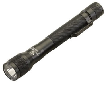JR LED Flashlight, Black, AA Lithium Batteries