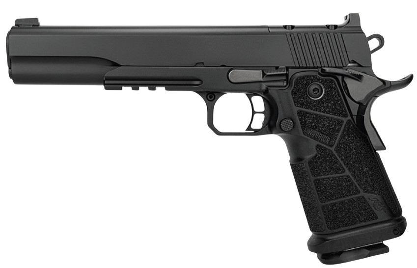 1911 DS Warrior LS, 10mm, 6" Barrel, OR, Night Sights, (1) 15-rd & (1) 18-rd