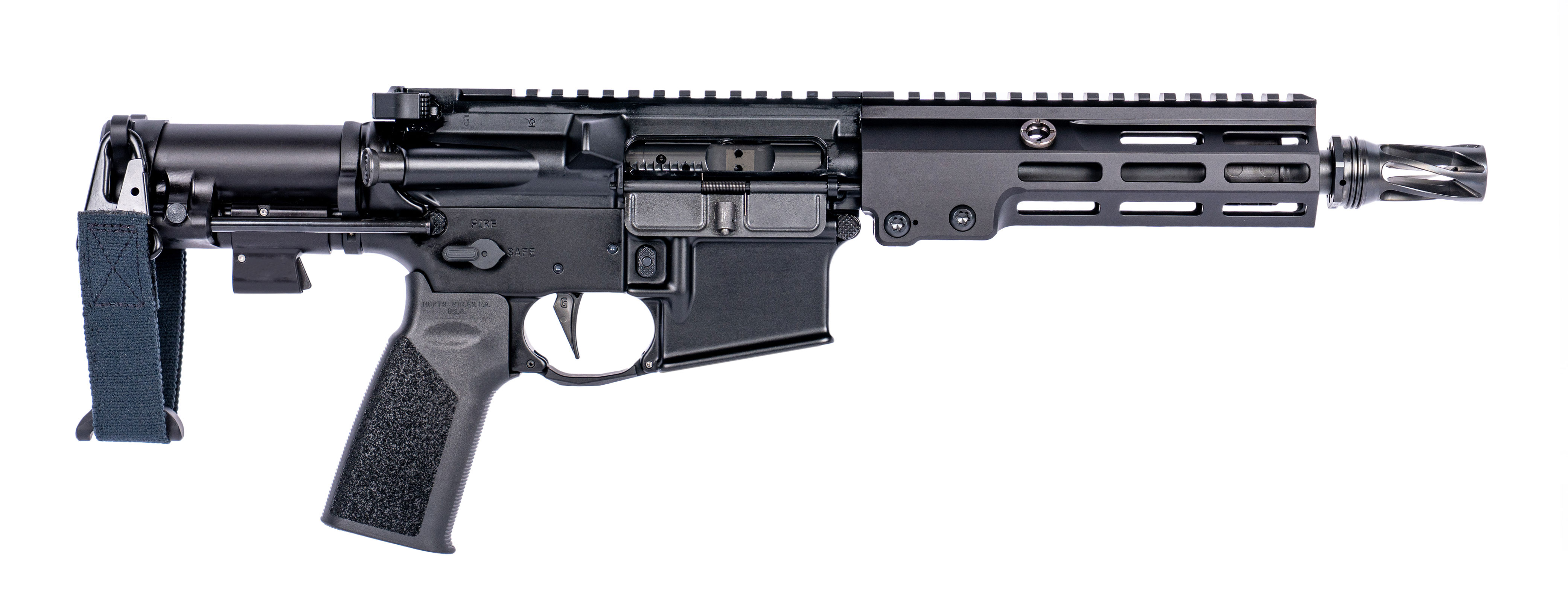 GDP, 5.56x45mm NATO, 8" Barrel, M-LOK, Black, (Magazine not included)