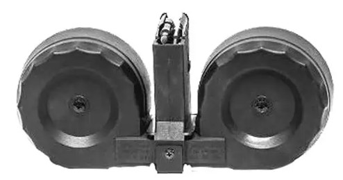 KCI Magazine, AK 5.56, 5.56/.223, Steel, Black, 100-rd Drum