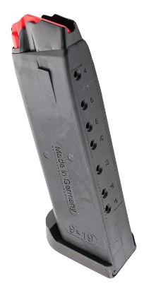Magazine, 9mm USP9 Expert, For use with Jet Funnel, Steel, Black, 18-rd