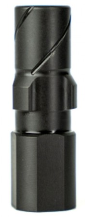 3-Lug Muzzle Device, .45 CAL, 5/8X24 TPI, Black