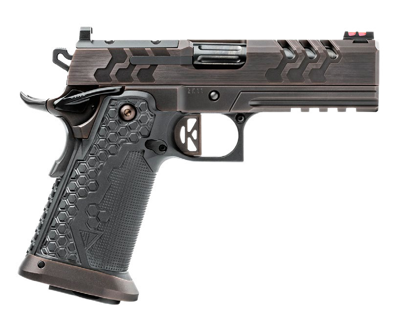 2K11 Pro Royal, 9mm, 4.25" Fluted Barrel, OR, Front Tag Sights, Bronze/Dark Grey, (2) 19-rd