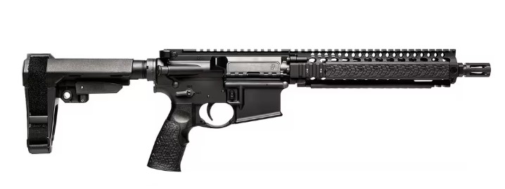 MK18 Pistol, 5.56, 10.3 TB", SBA3 Brace, RIS II Handguard, Black, No Magazine