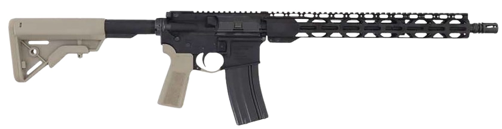 RF-15 SOCOM, 5.56 NATO, 16" Barrel, Milspec, M-LOK, B5 Stock/Grip, Black. FDE, 30-rd