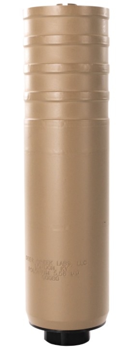 Polonium Suppressor, 5.56 NATO, HUB, Stainless Steel, FDE