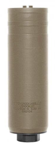 Polonium K Suppressor, 5.56 NATO, HUB, Stainless Steel, FDE