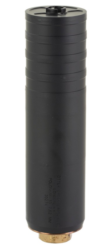 Polonium 30 Suppressor, .308 Win, HUB, Stainless Steel, Black