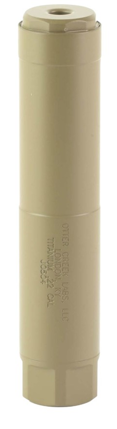 Titanium 22 Suprressor, .22LR, Direct Thread, Titanium, Flat Dark Earth