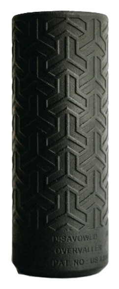 Overvaller, 9mm, 1/2x28" Direct Thread, Titanium, Black