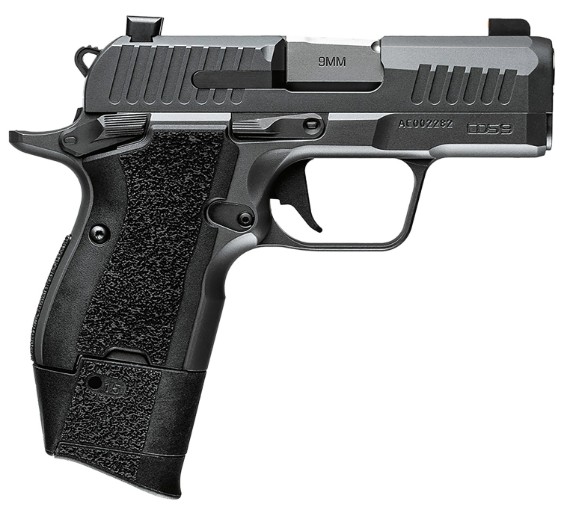 CDS9 Classic, 9mm, 3.18" Barrel, Tritium Pro Night Sights, Grey, Black, (1) 13rd & (1) 15rd