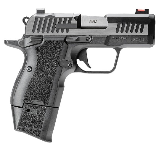 CDS9 Classic, 9mm, 3.18" Barrel, OR, Tag Front Sights, Silver/Black, (1) 13rd & (15) rd