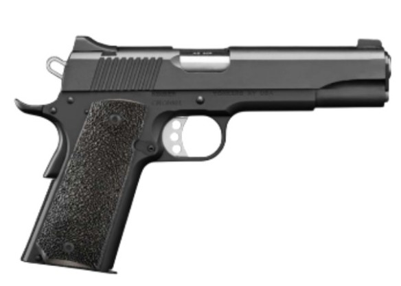 K1911 Black II (Clean), .45 ACP, 5" Barrel, White Dot, Ergo Grips, Black, 8-rd