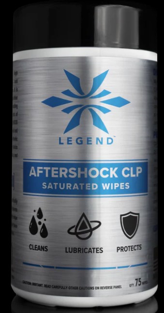 Aftershock CLP Saturated Wipes, 75 Count