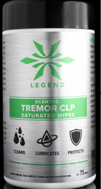 Tremor Scented CLP Saturated Wipes, 75 Count