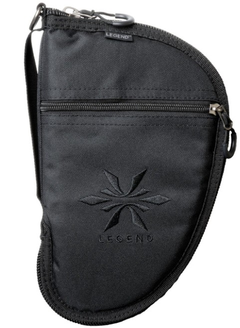 Pegasus Pistol Rug, 10.5", Black