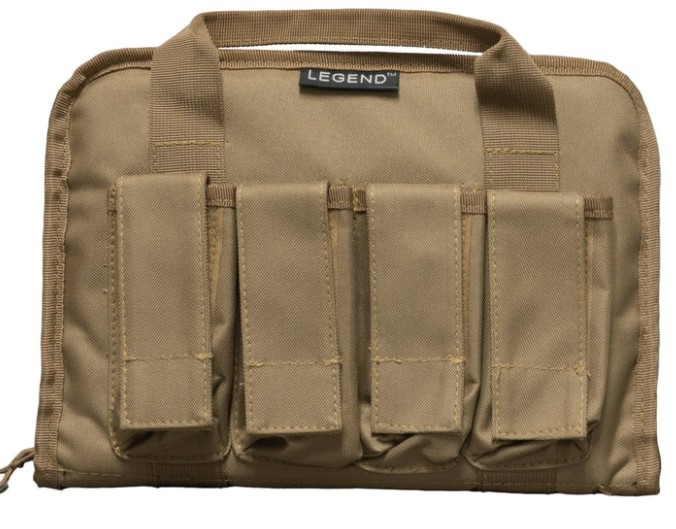 Pegasus Tactical Pistol Case, 12.5", Dark Earth