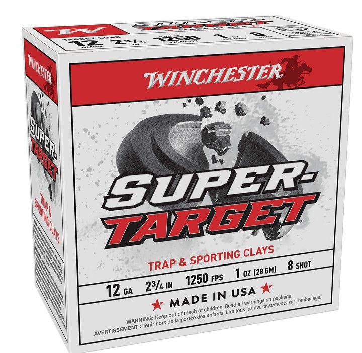 Super Target, 12 Gauge, 2-3/4", 1oz, #8 Shot, 25/Box