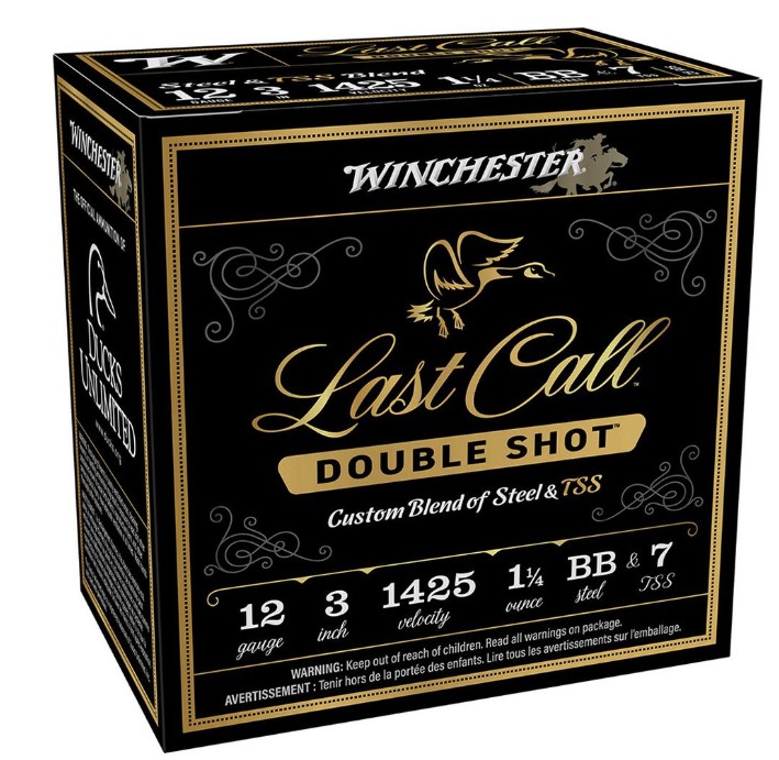 Last Call Double Shot, 12 Gauge, 3" 1-1/4oz, #BB & #7TSS, 25/Box