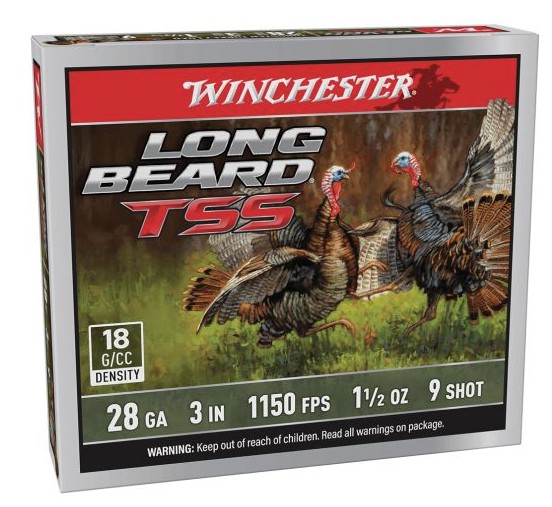 Long Beard, 28 Gauge, 3", 1-1/2oz, #9 Shot, TSS, 5/Box