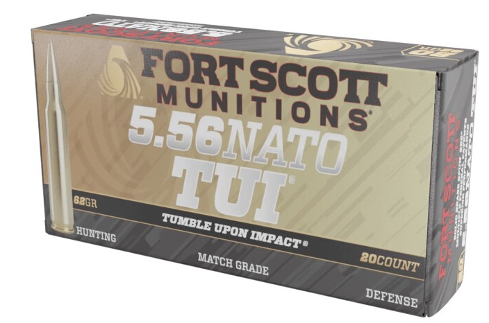 5.56x45mm, TUI, Solid Copper, 62 Grain, 20/Box