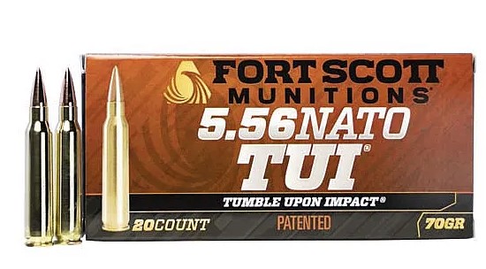 5.56x45mm, TUI, Solid Copper, 70 Grain, 20/Box