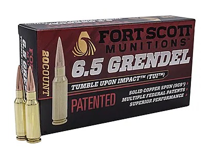 6.5 Grendel, TUI, Solid Copper, 123 Grain, 20/Box